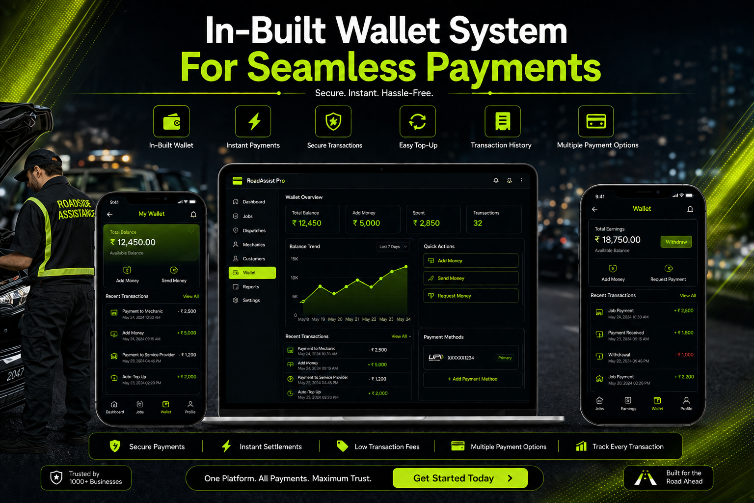 In-Built Wallet System